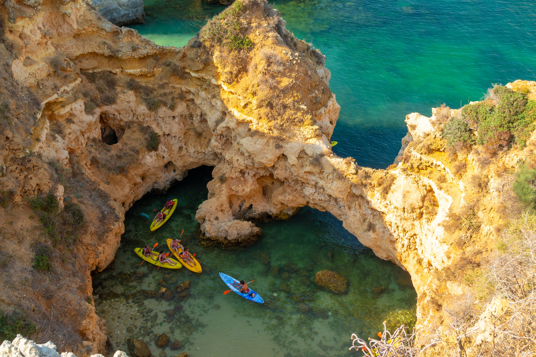 Benagil cave by kayak